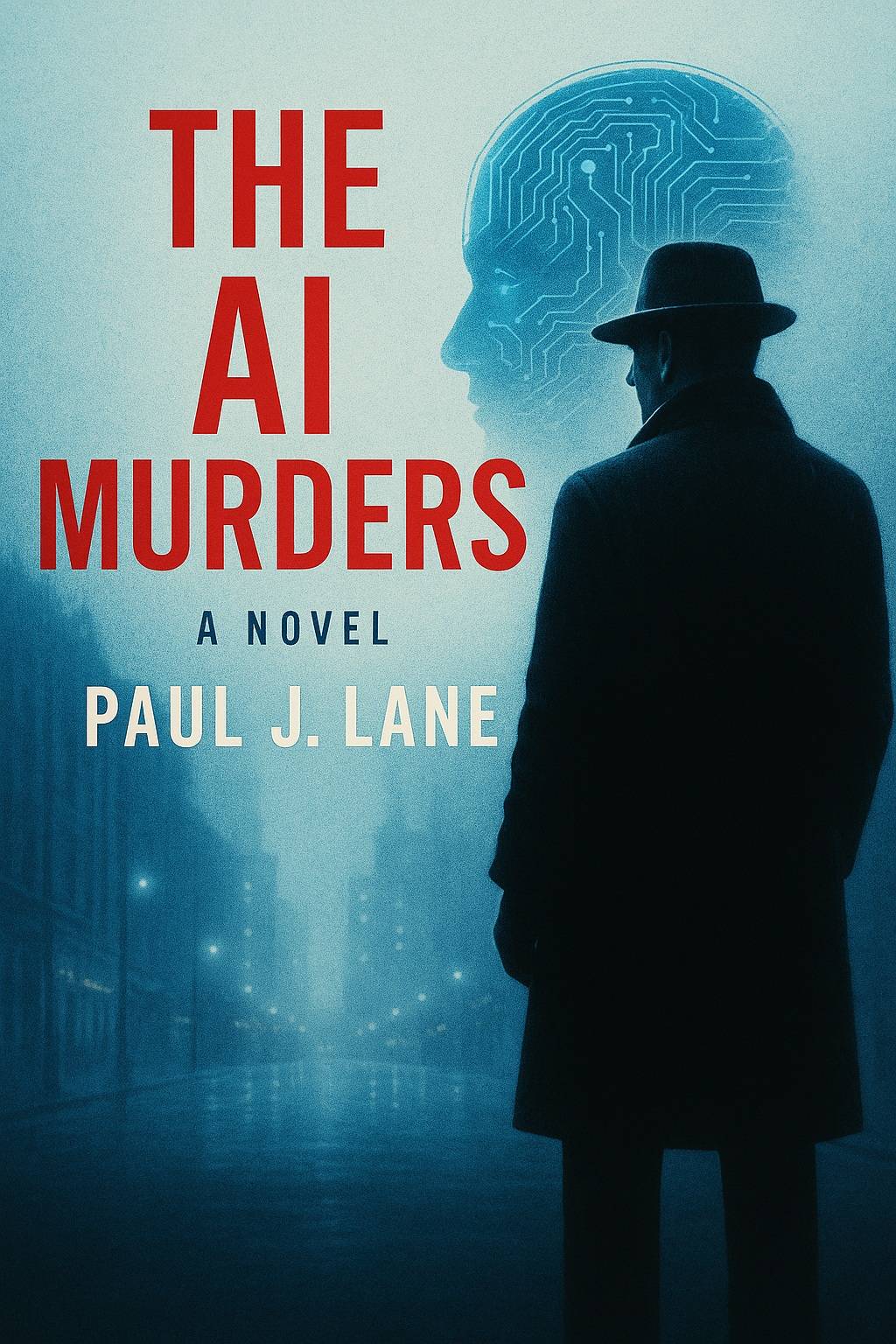 Book cover for The AI Murders by Paul J. Lane